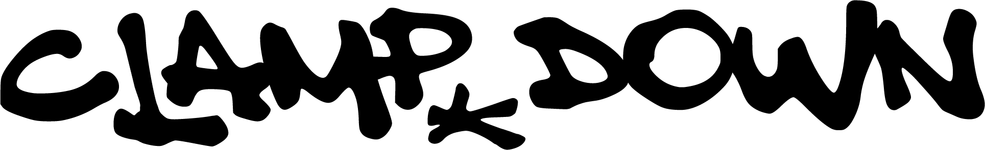 Clampdown text logo